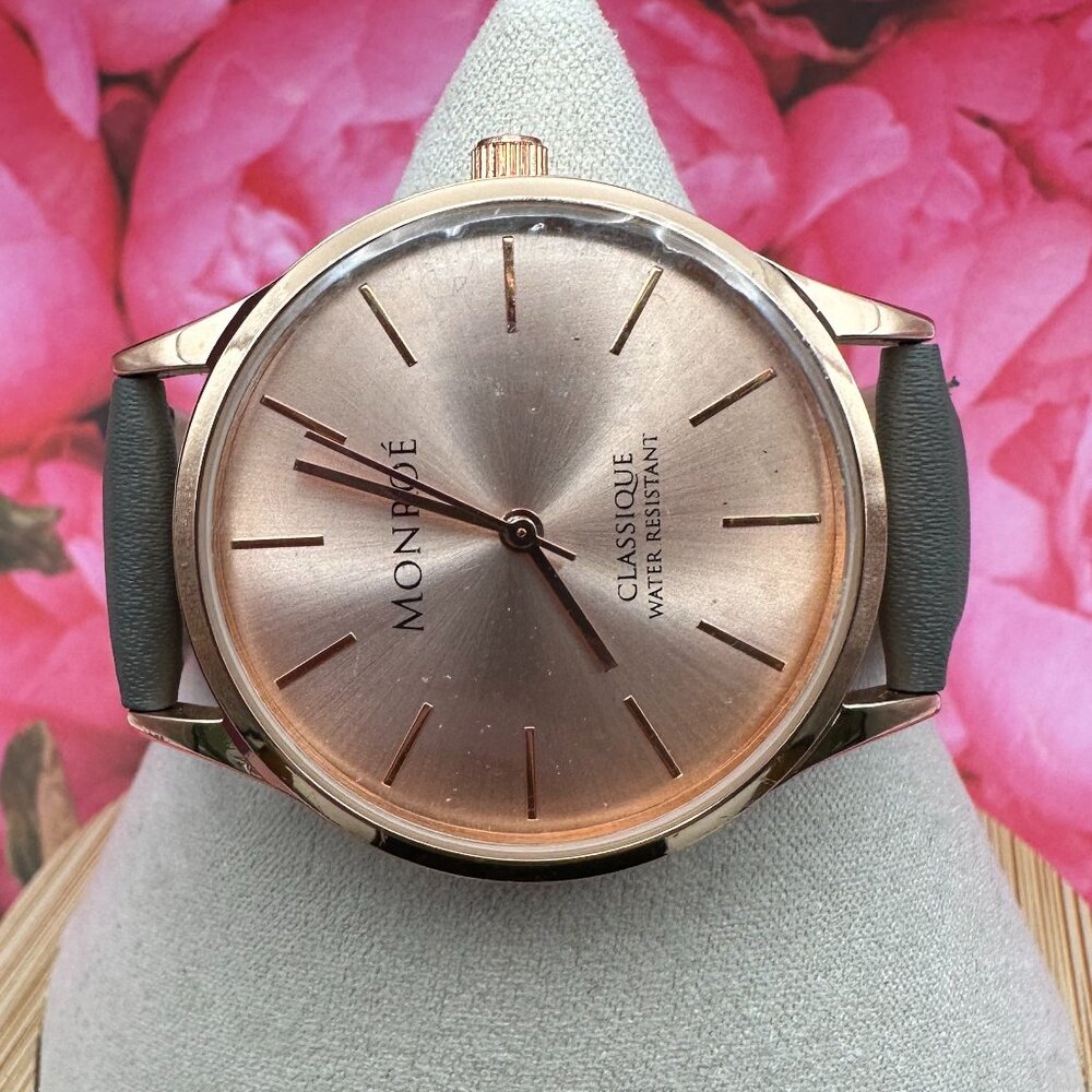 Monroe Classique Collection Water Resistant Women’s Watch by Maestro.